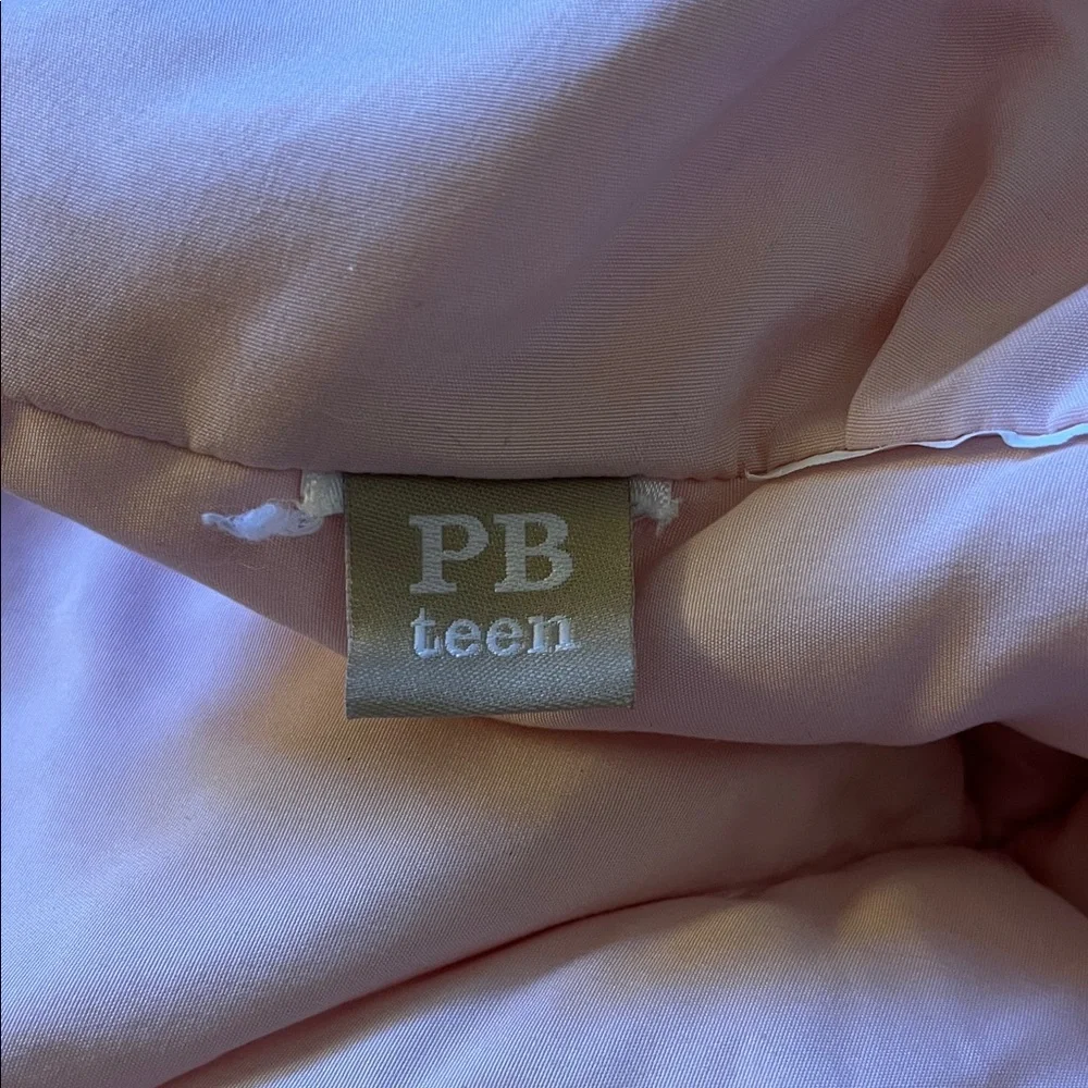 Pottery Barn Teen Soft Pink Ruched Comforter